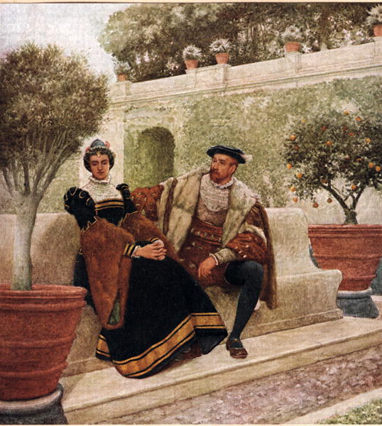 Lorenzo And Jessica (Merchant Of Venice) by James Dromgole Linton